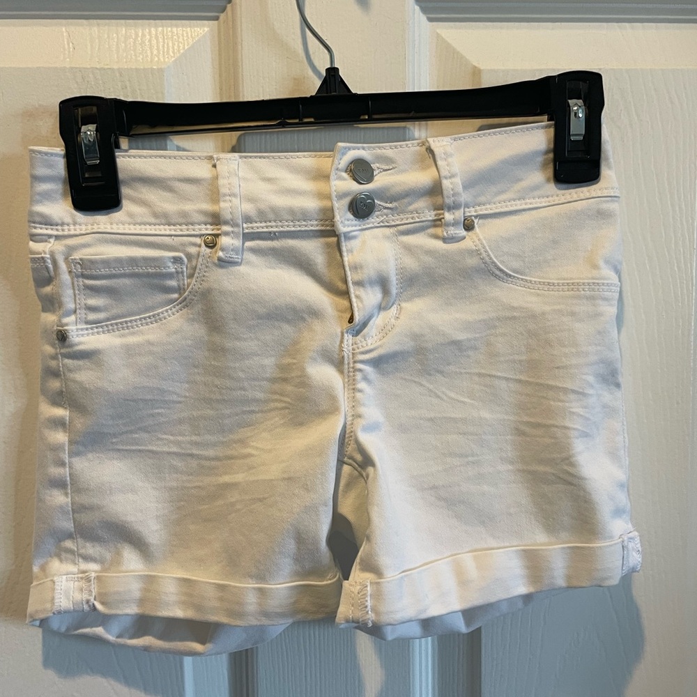 Girls white shorts